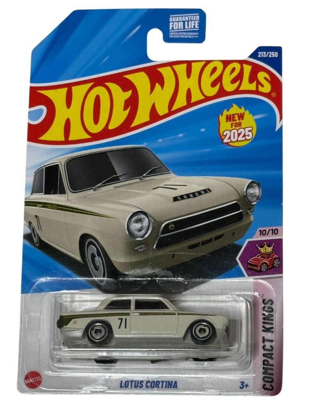 Hot Wheels Lotus Cortina 1964 Compact Kings 2025 Die-Cast Car 213/250